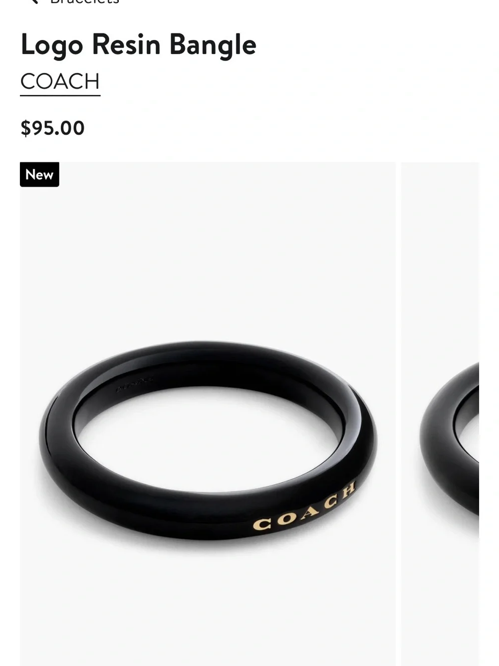 Coach Bangle 🖤